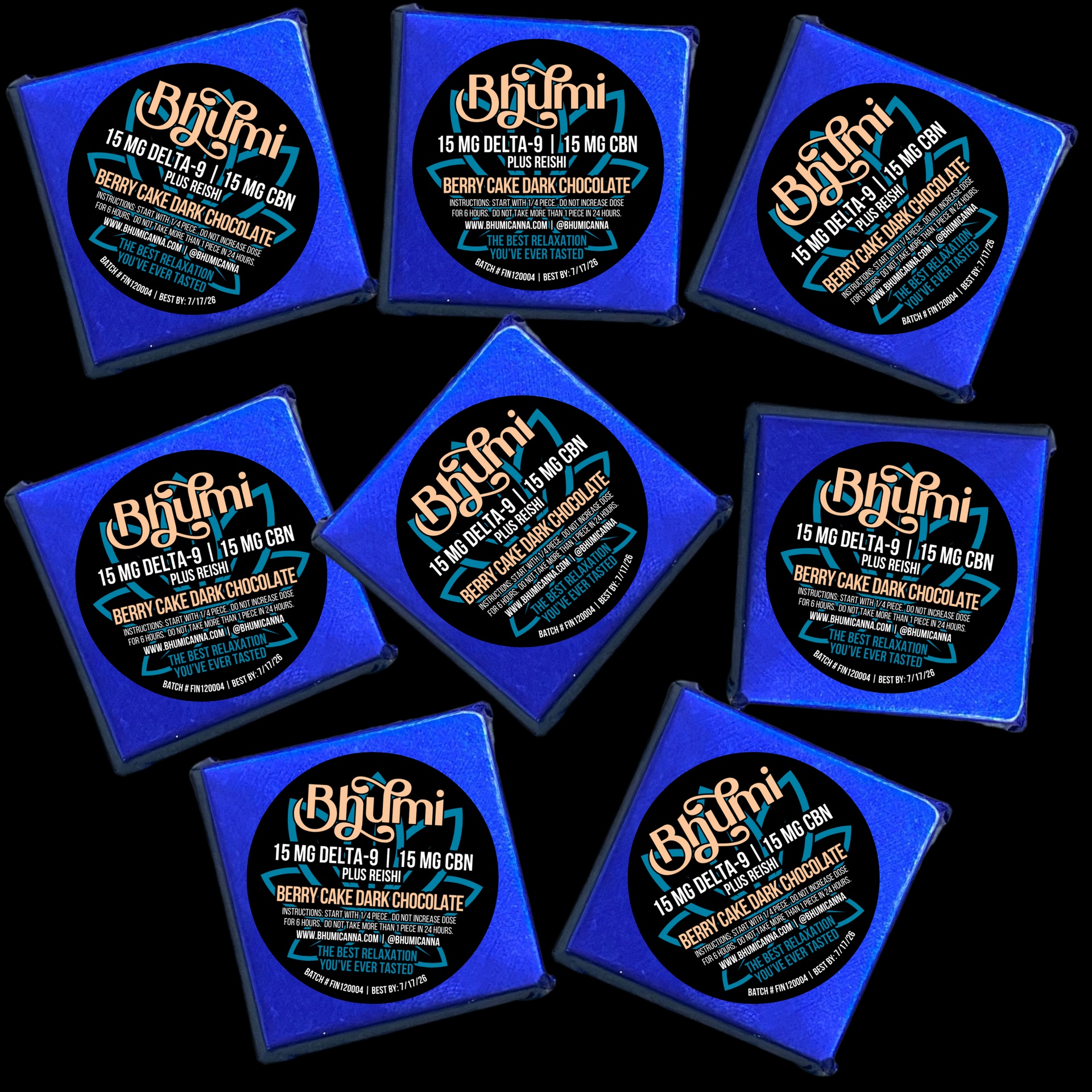 Bhumi Sleep Berry Cake Dark Chocolate Bites / Berry cake dark chocolate